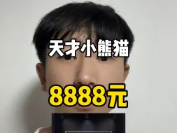 Download Video: 花了8888元收藏了早期网红鼻祖@天才小熊猫的唯一一件数字艺术品，你们感觉值吗？