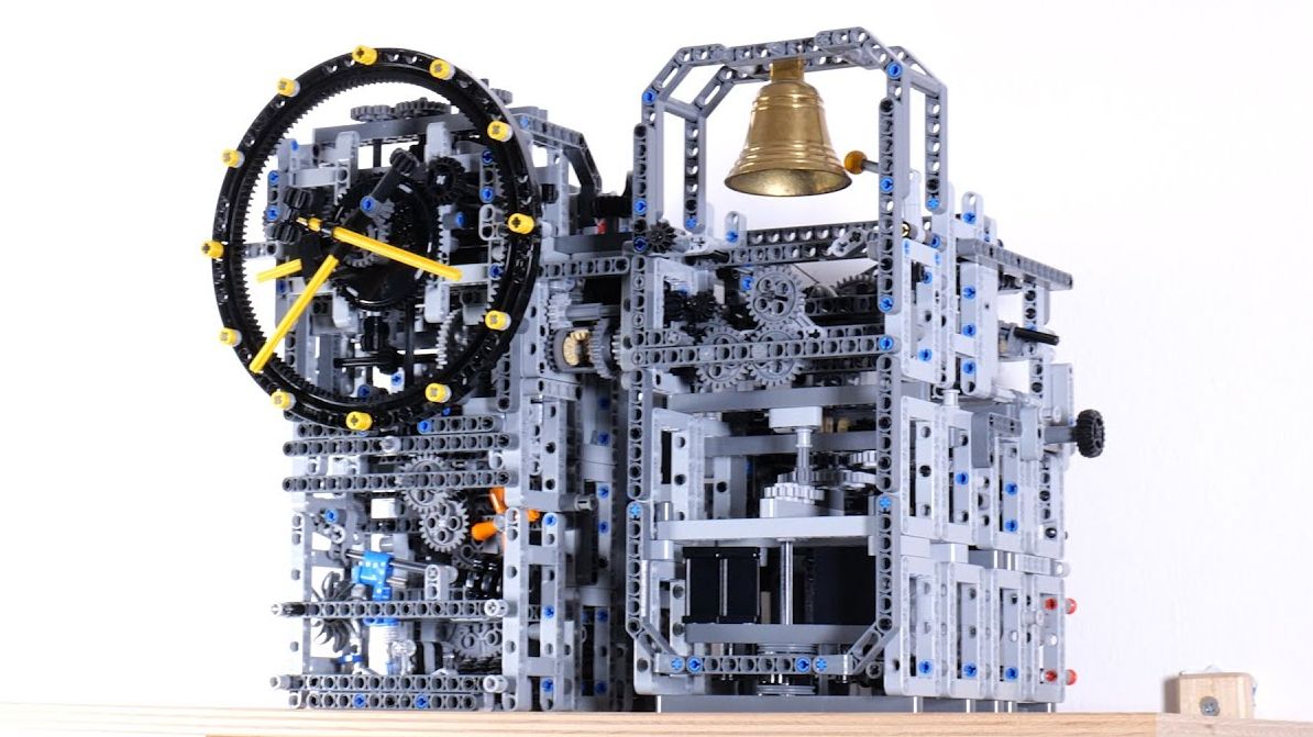 重力时钟 lego乐高 technic科技/机械 moc