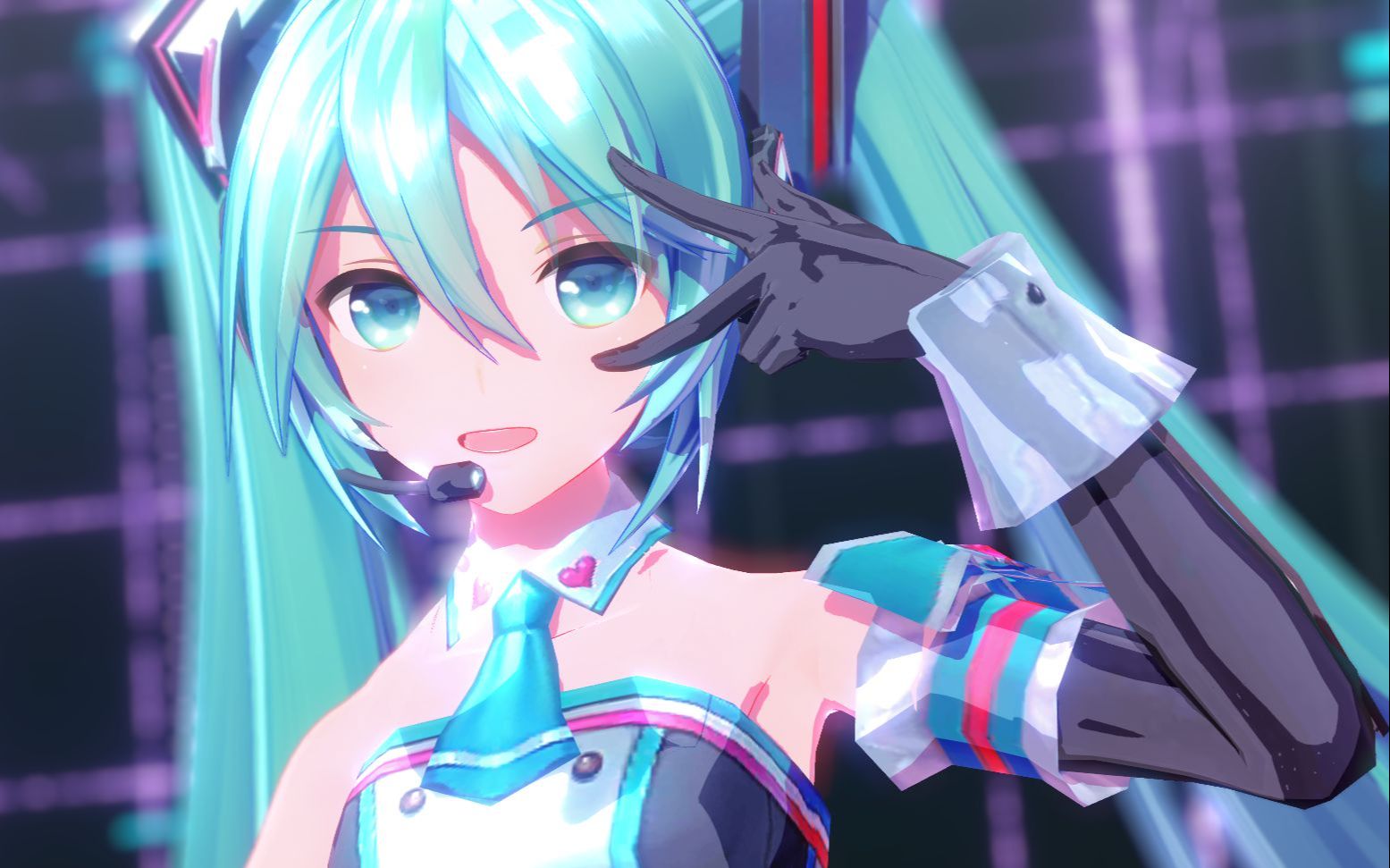 [纯k自用][日语字幕]将手(テオteo)- 初音未来 【vocaloidmmd】