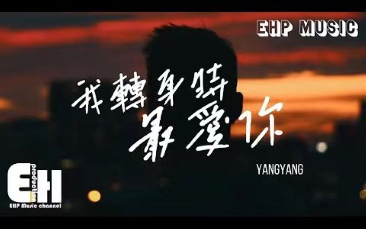 [图]我转身时最爱你 - YangYang -『那被溅起的连漪 不断提醒我丢了你，我又怎么能放弃，要我怎么换回你。』【动态歌词/Vietsub】