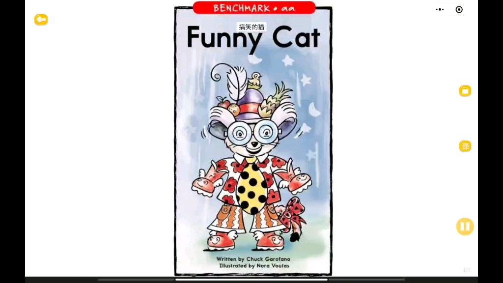 【英文绘本】raz分级阅读2-aa级 funny cat