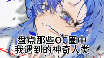 盘点那些OC圈中我遇到的神奇人类
