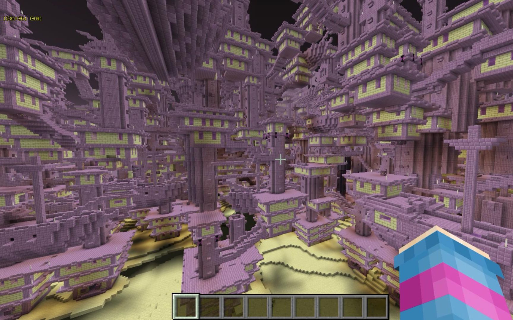 活动  【minecraft】无限末影城(当末影城生成概率被调成最高)