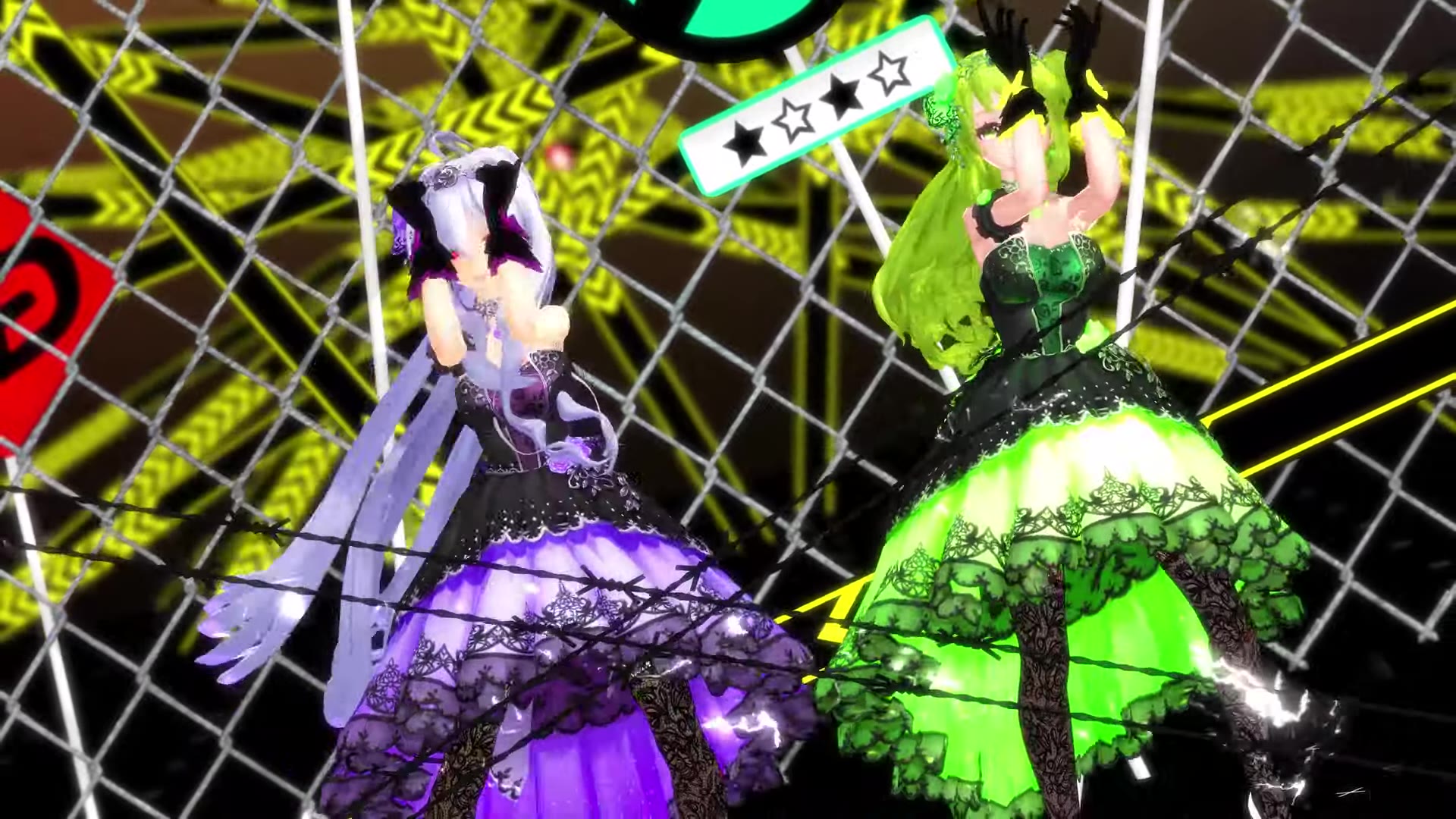 【mmd】tda式gumi&弱音ハク「劣等上等」_哔哩哔哩_bilibili