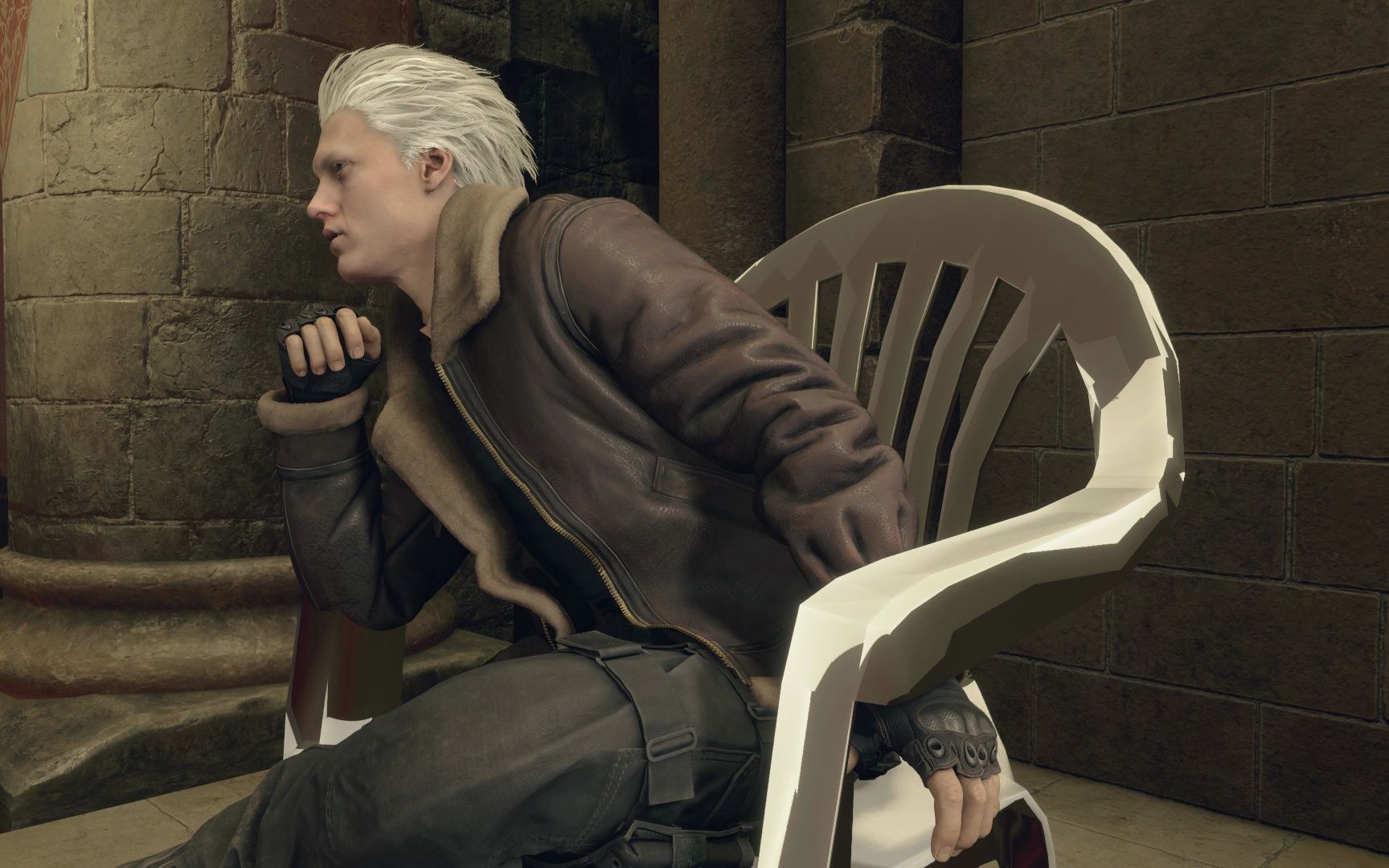 【生化危机4】维吉尔,把我的椅子还给我!还有阎魔刀!