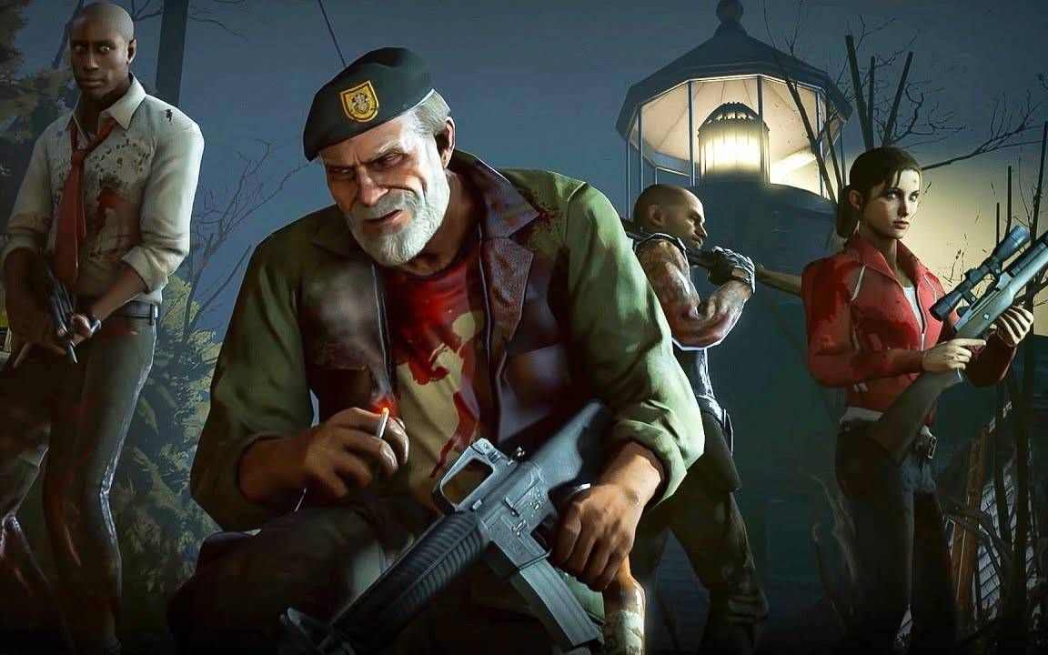 【孤狼实况游戏】求生之路l4d2之我和弟弟小心思的丧失之路 p1