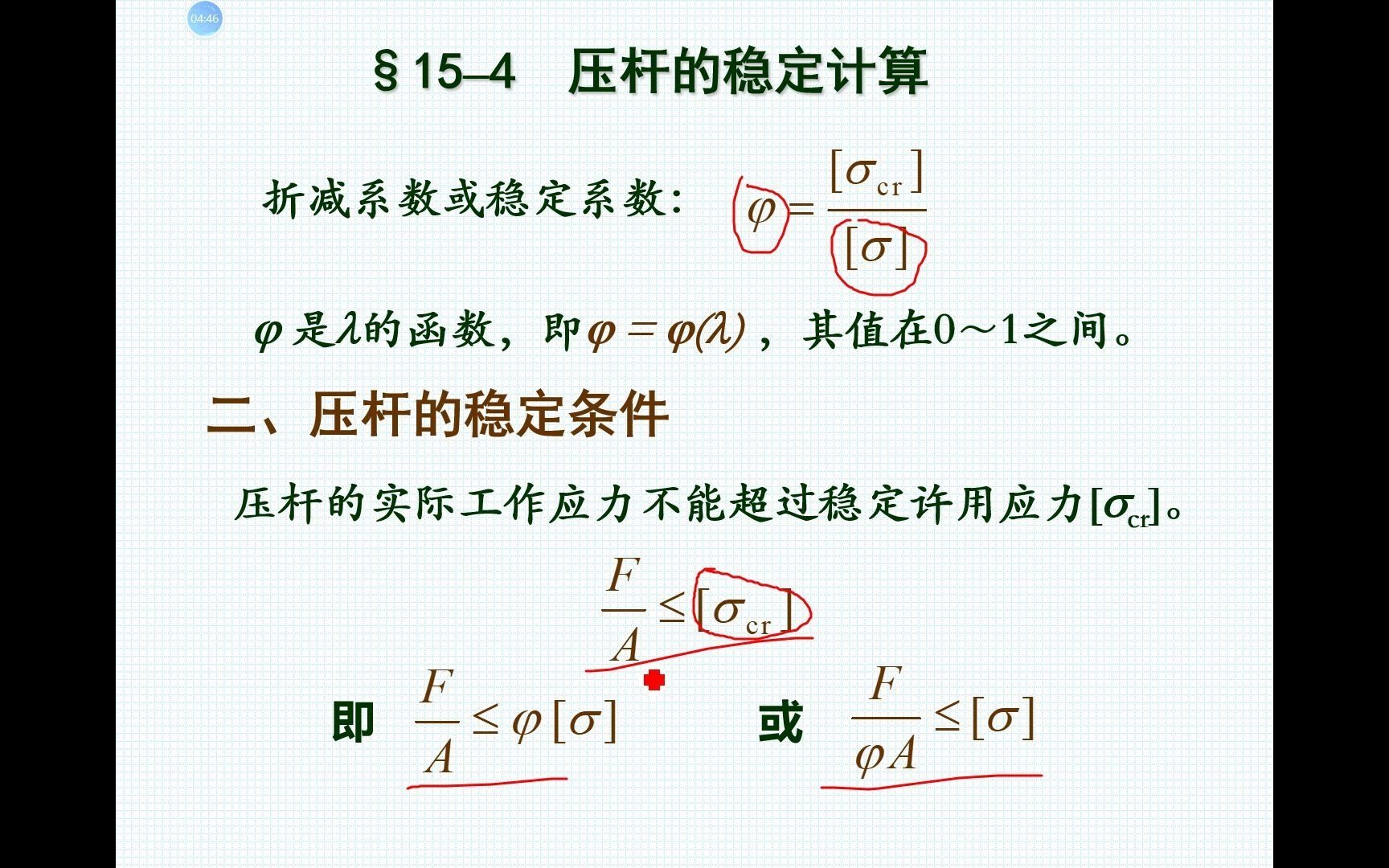 154 材料力学 — 压杆的稳定计算哔哩哔哩bilibili