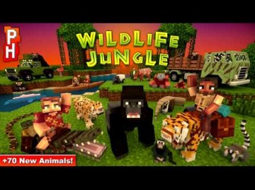 [免费下载]野生动物:丛林我的世界地图市场包免费下载Minecraft Marketplace Wildlife Jungle我的世界