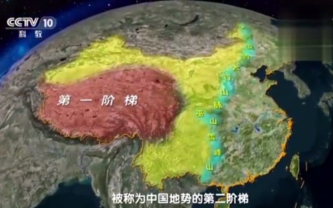 中国的三级阶梯和五种地形如何分布