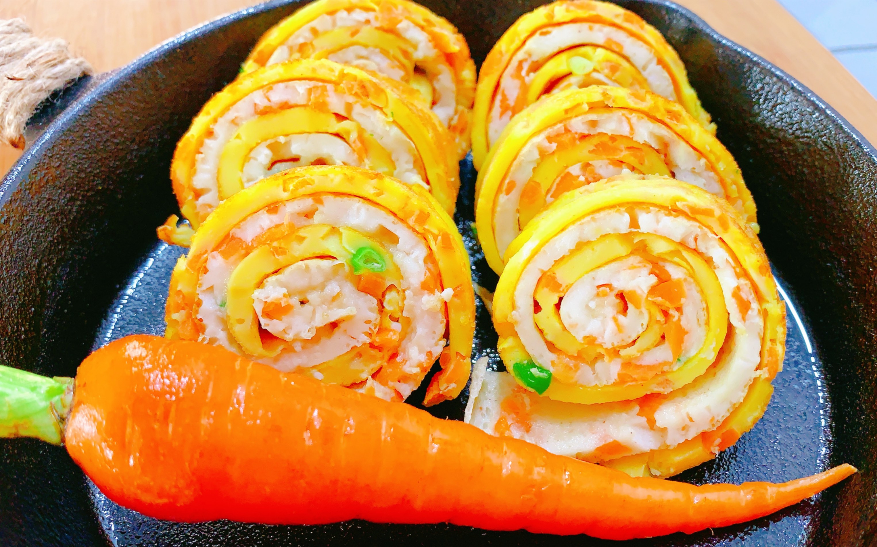 快速早餐鸡蛋卷营养丰富做法简单好吃又好看