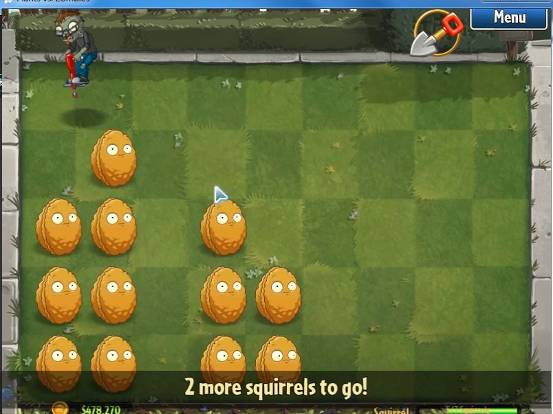 植物大战僵尸2pak英文年度版隐藏小游戏squirrel