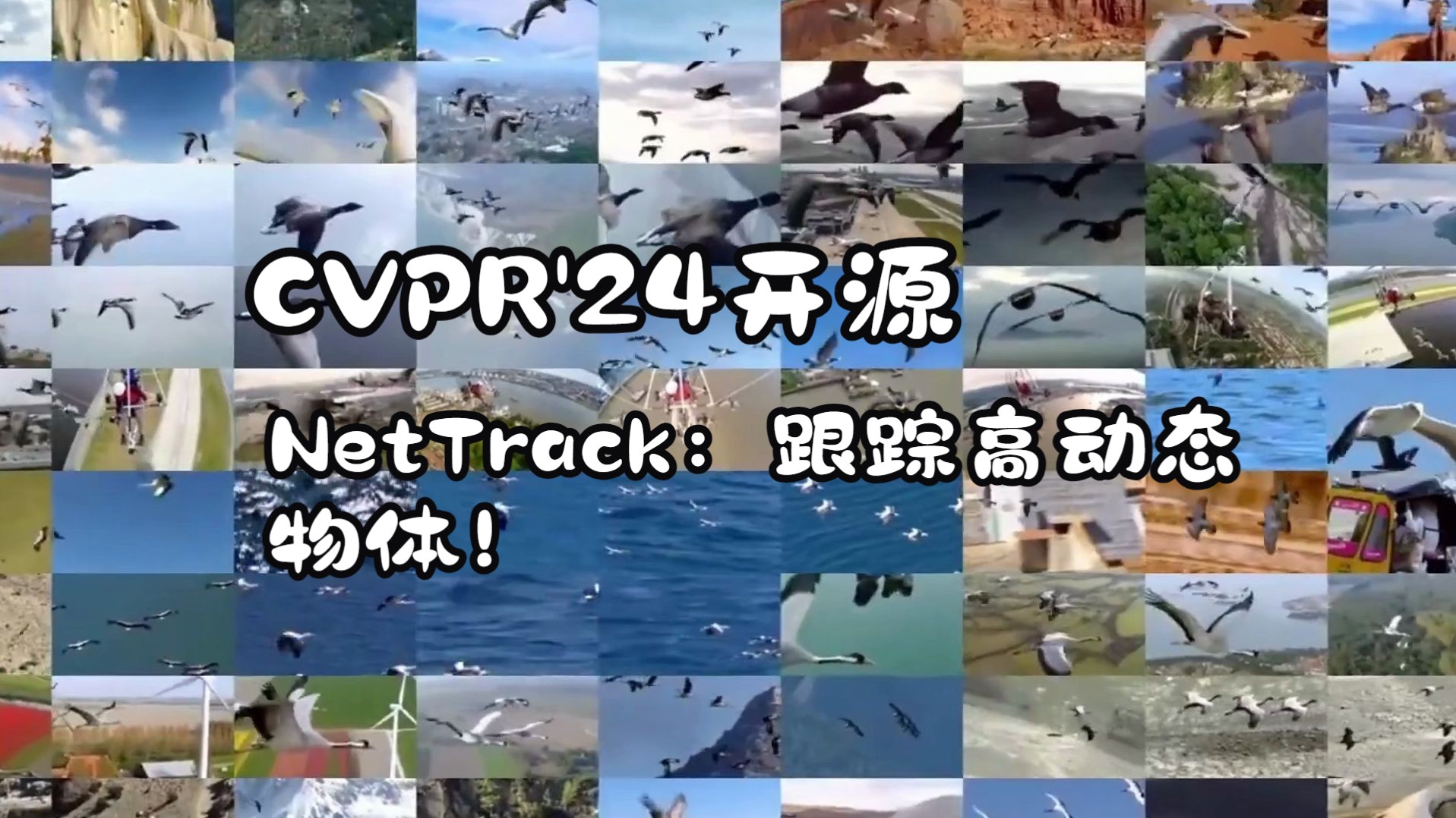 CVPR2024开源NetTrack:跟踪高动态物体!哔哩哔哩bilibili