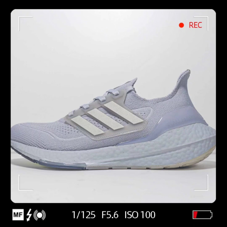 AD 阿迪 Ultra Boost UB21 白灰 超弹力爆米花中底休闲跑步鞋 FY0383 超弹力缓震BOOST中底 带来非凡脚感哔哩哔哩bilibili