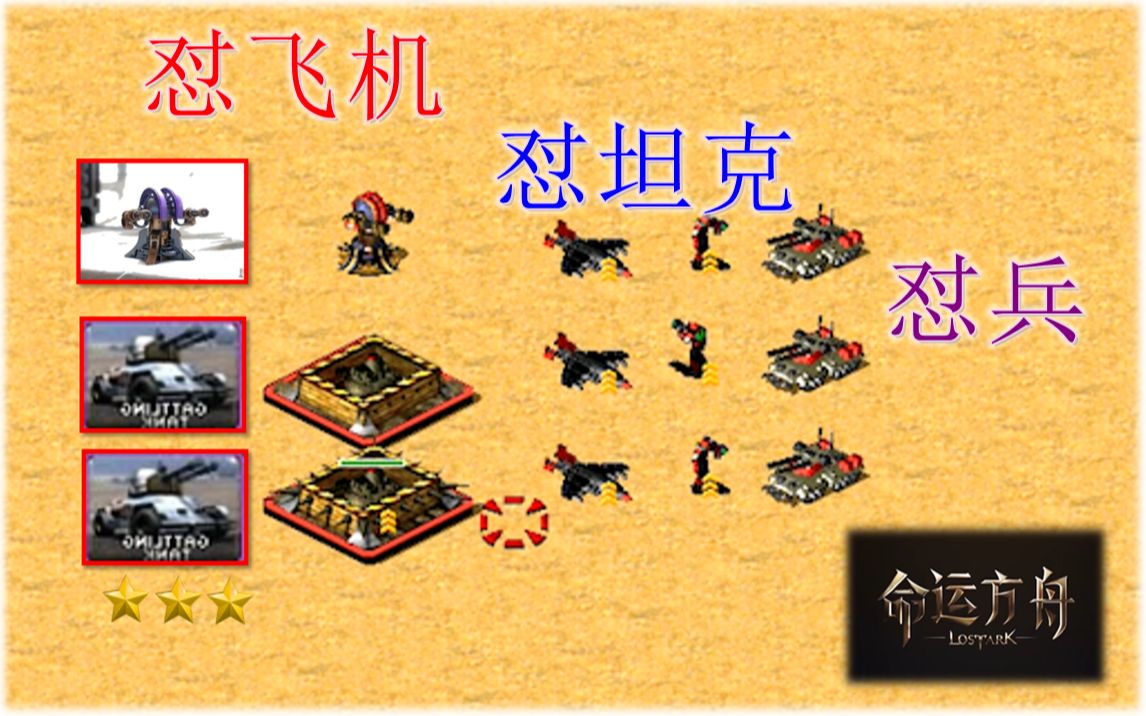 m盖特系列怼各兵种比拼,谁强?【红警】