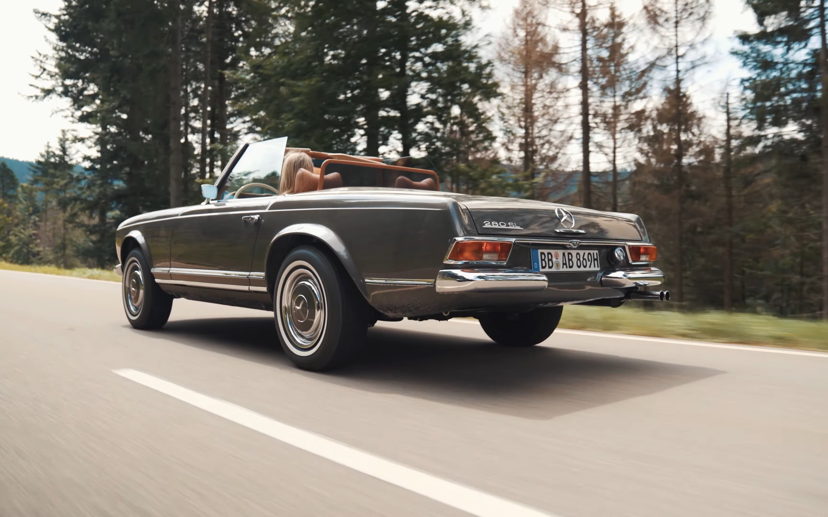 奔驰280 sl pagoda经典车试驾