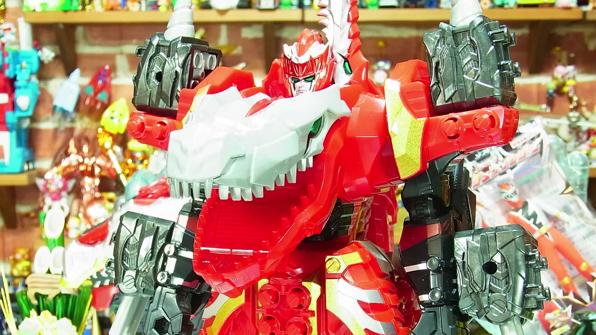 youtube转载youheidx骑士龙战队龙装者龙装合体dx骑士龙王定格动画よ