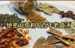 下载视频: 绝密五香粉胜过十三香，百年卤店一口汤二十三味香辛料，超级干货