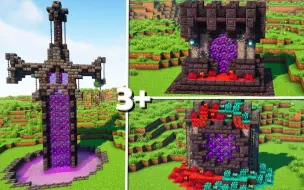 Download Video: [minecraft]  3个下界传送门（ fazzzy）230607