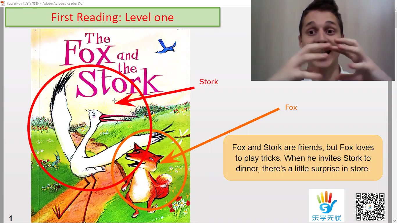 [图]6.the fox and the stork 狐狸和鹳