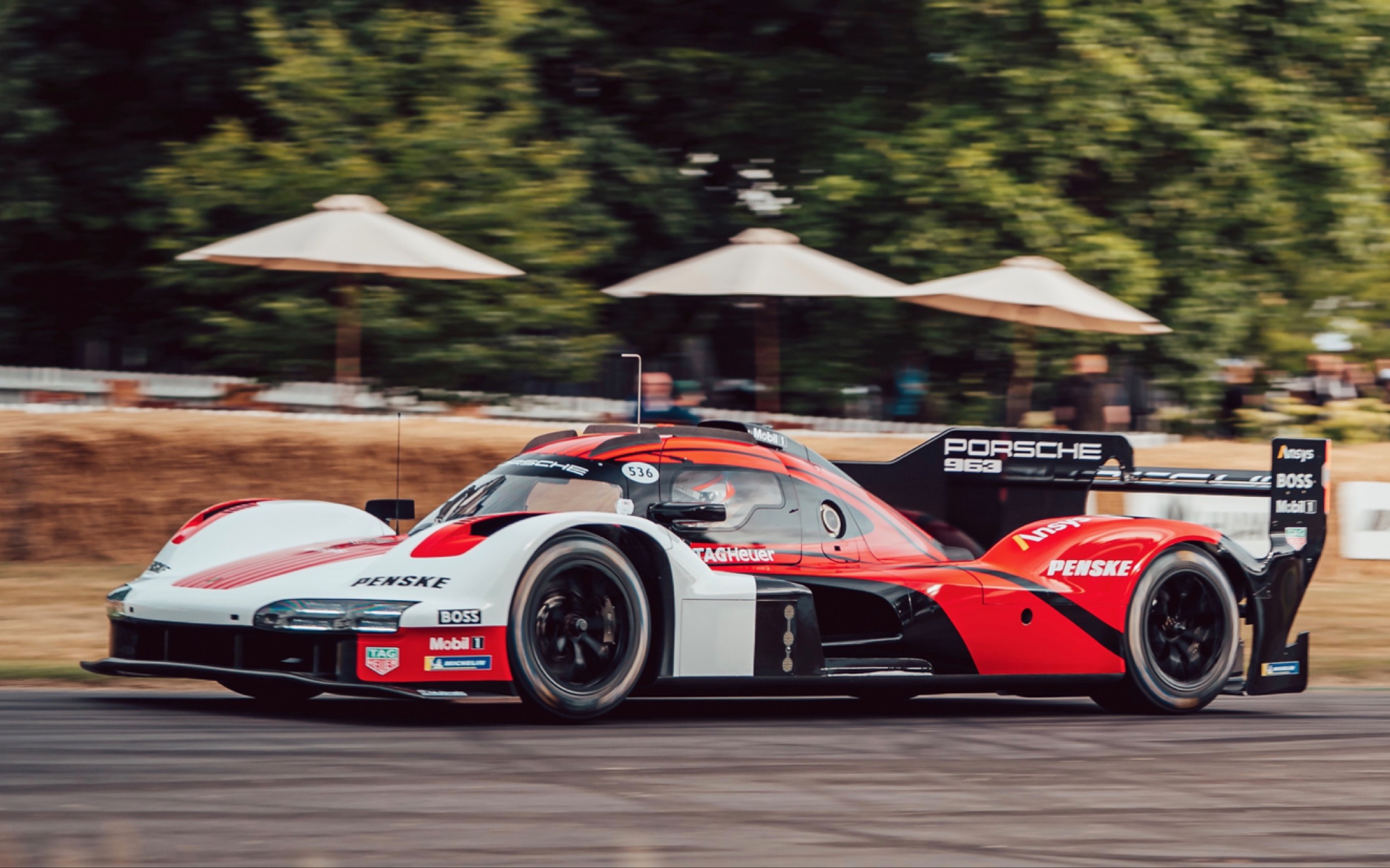 感受声浪!保时捷963 lmdh古德伍德速度节现场实拍