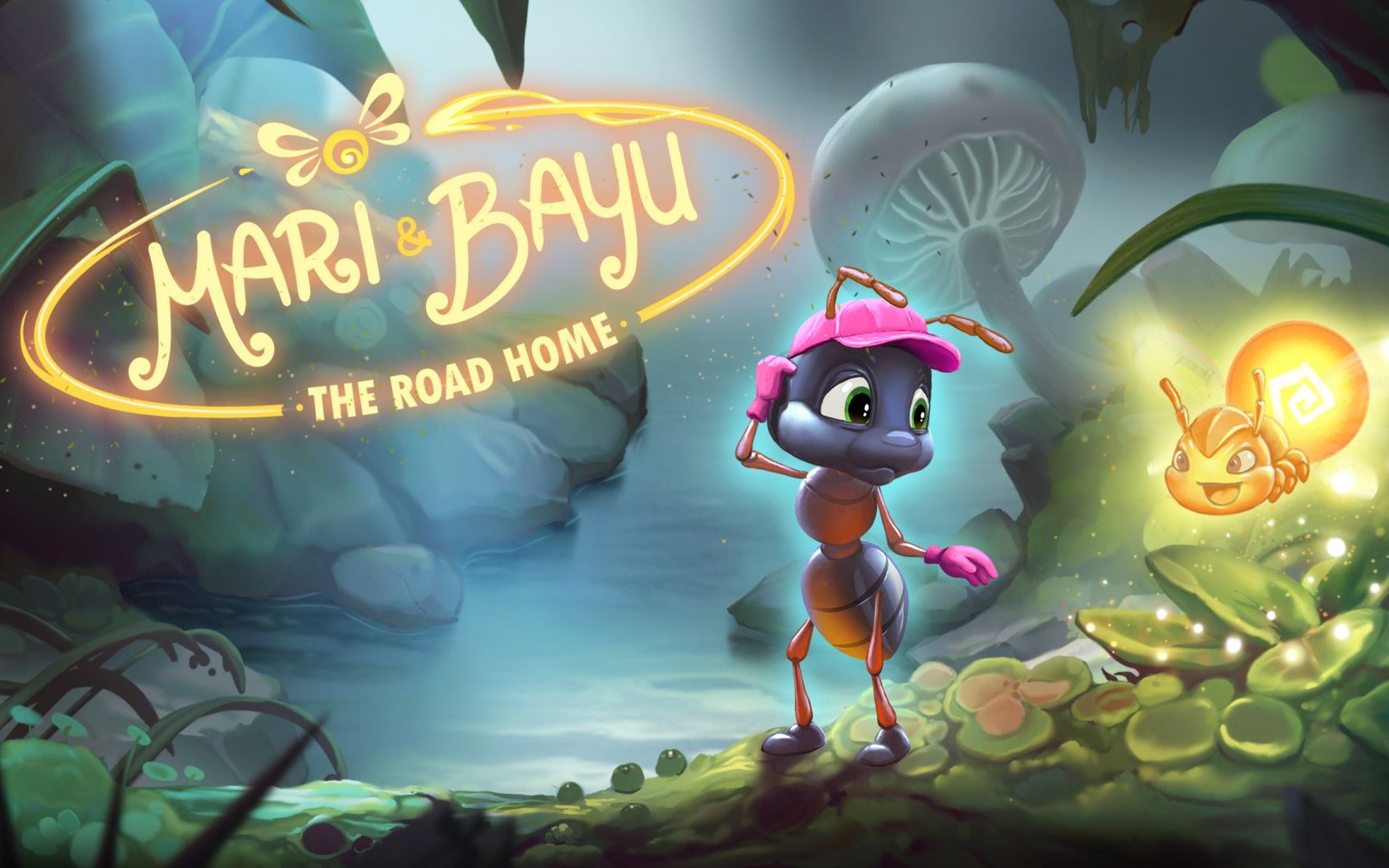 [图]【和女儿玩游戏】蚂蚁和萤火虫 双人合作平台解谜游戏《Mari and Bayu - The Road Home 玛丽和巴尤：回家之路》全流程通关攻略视频