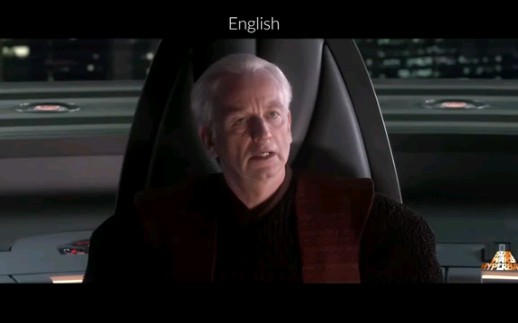 【星球大战】帕尔帕廷议长用多国语言说出"i am the senate"