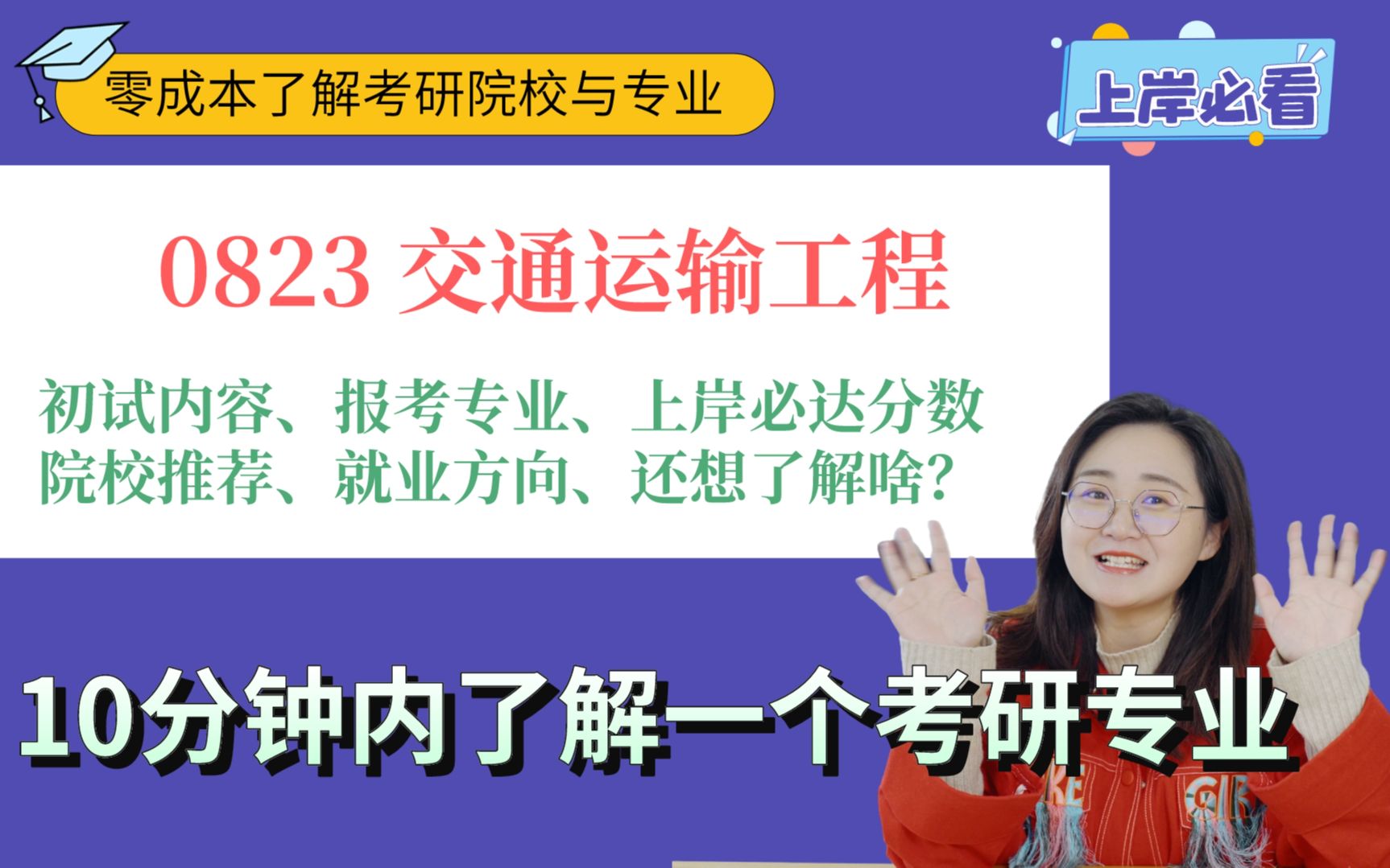 0823交通运输工程专业考研初试考什么,目标分数,报考院校和就业方向等信息全面解析哔哩哔哩bilibili