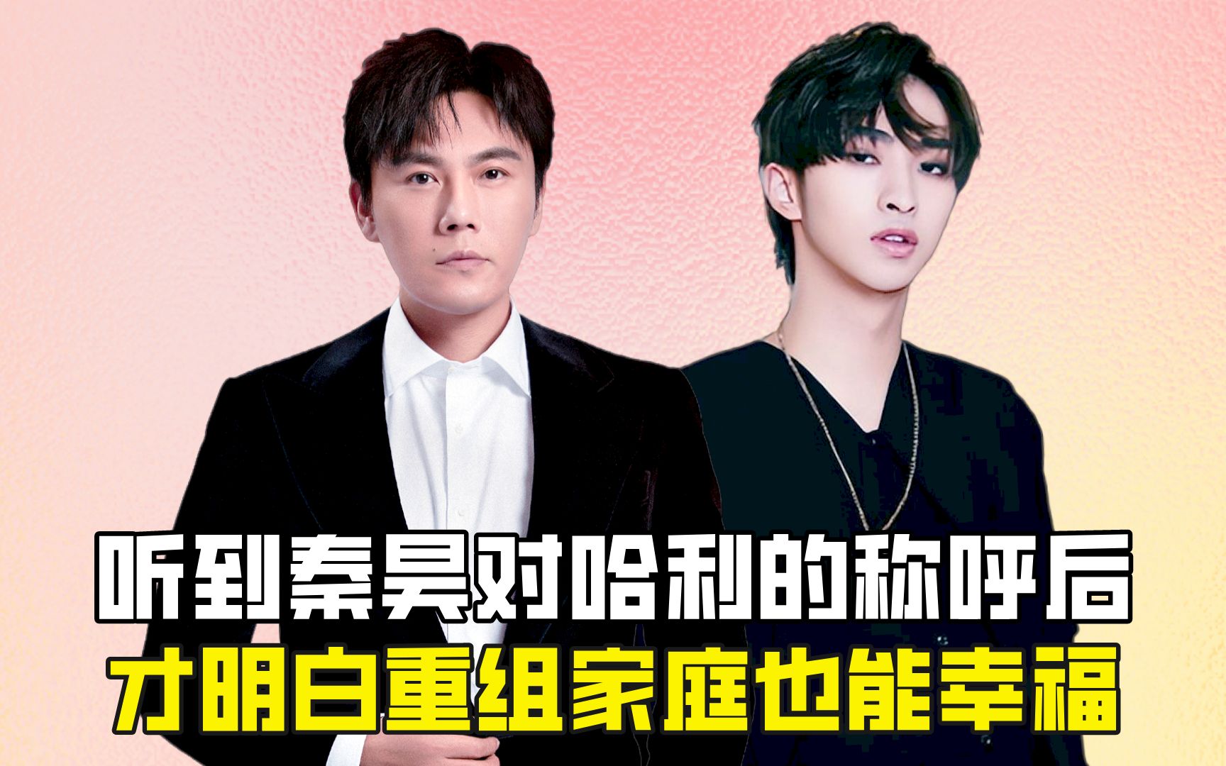 听到秦昊对哈利的称呼后,才明白重组家庭也能幸福