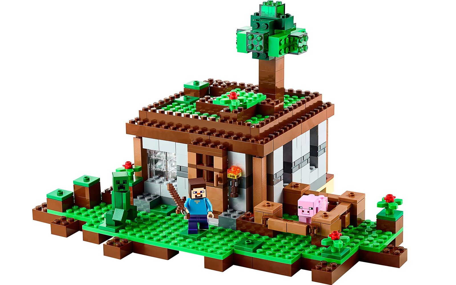 乐高 lego 21115 minecraft 我的世界 初夜 2014速拼评测