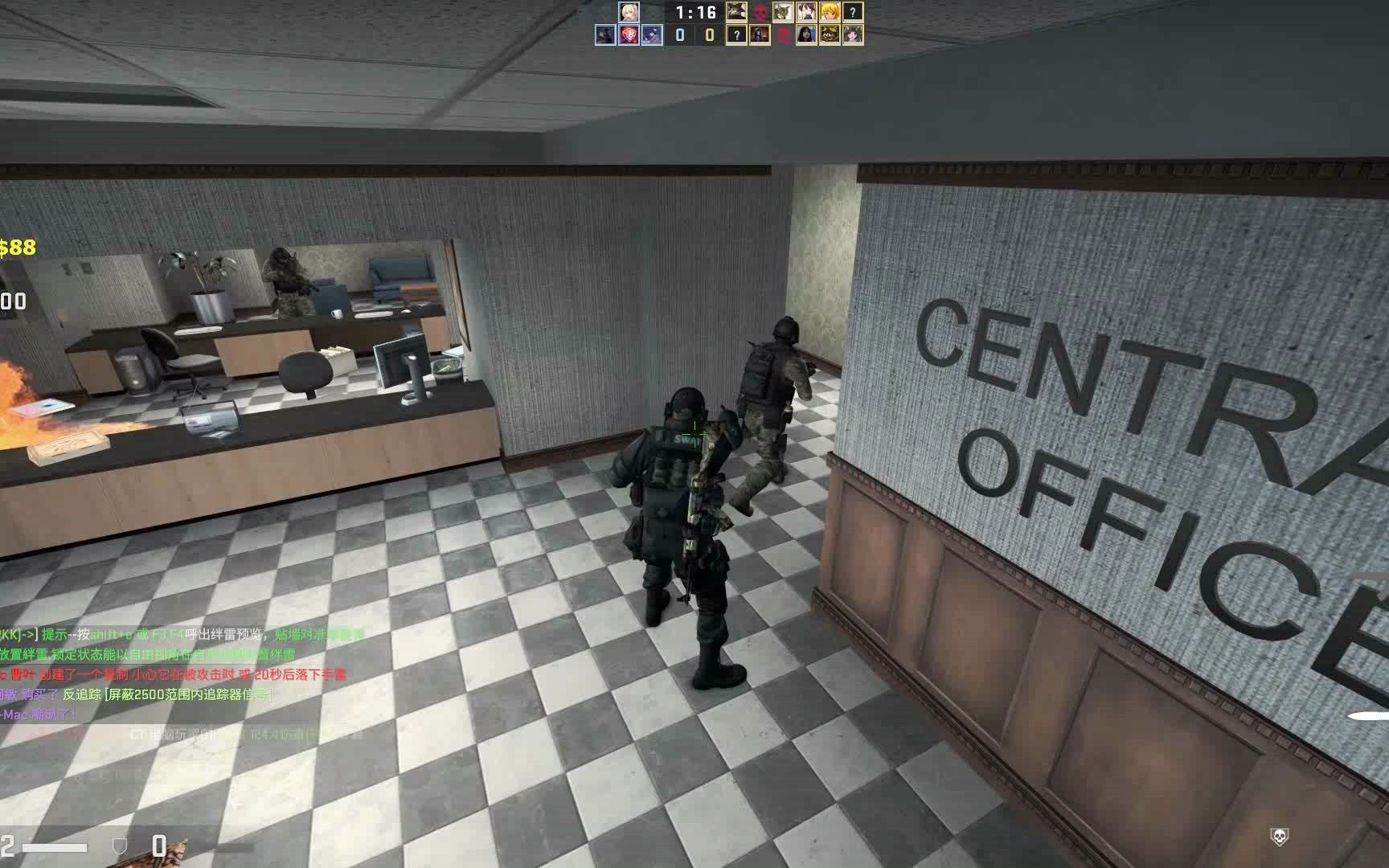csgo躲猫猫伪装成警察背后捅死真ct