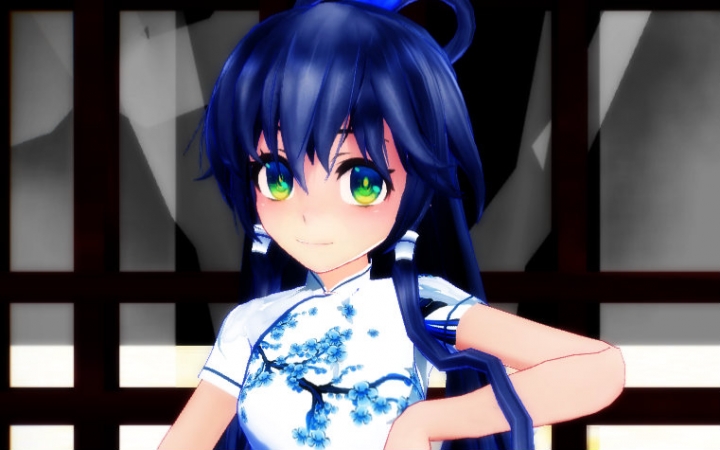 玉生烟洛天依旗袍新手