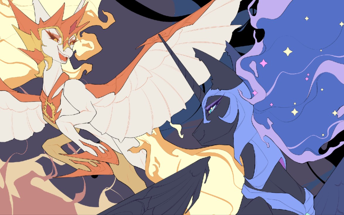 【mlp/meme】两公主的machine gun