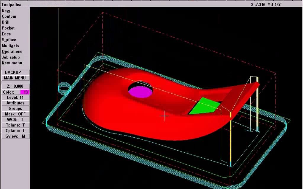 mastercam9.1画3D图图片