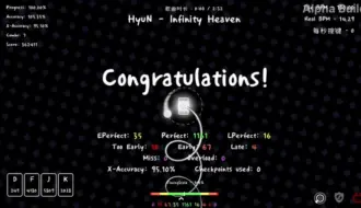 Download Video: 在同学家标判通关超好听的谱子——infinity heaven