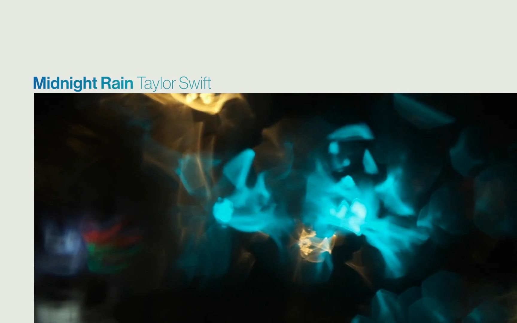 [图]Midnights歌词MV | Taylor Swift - Midnight Rain