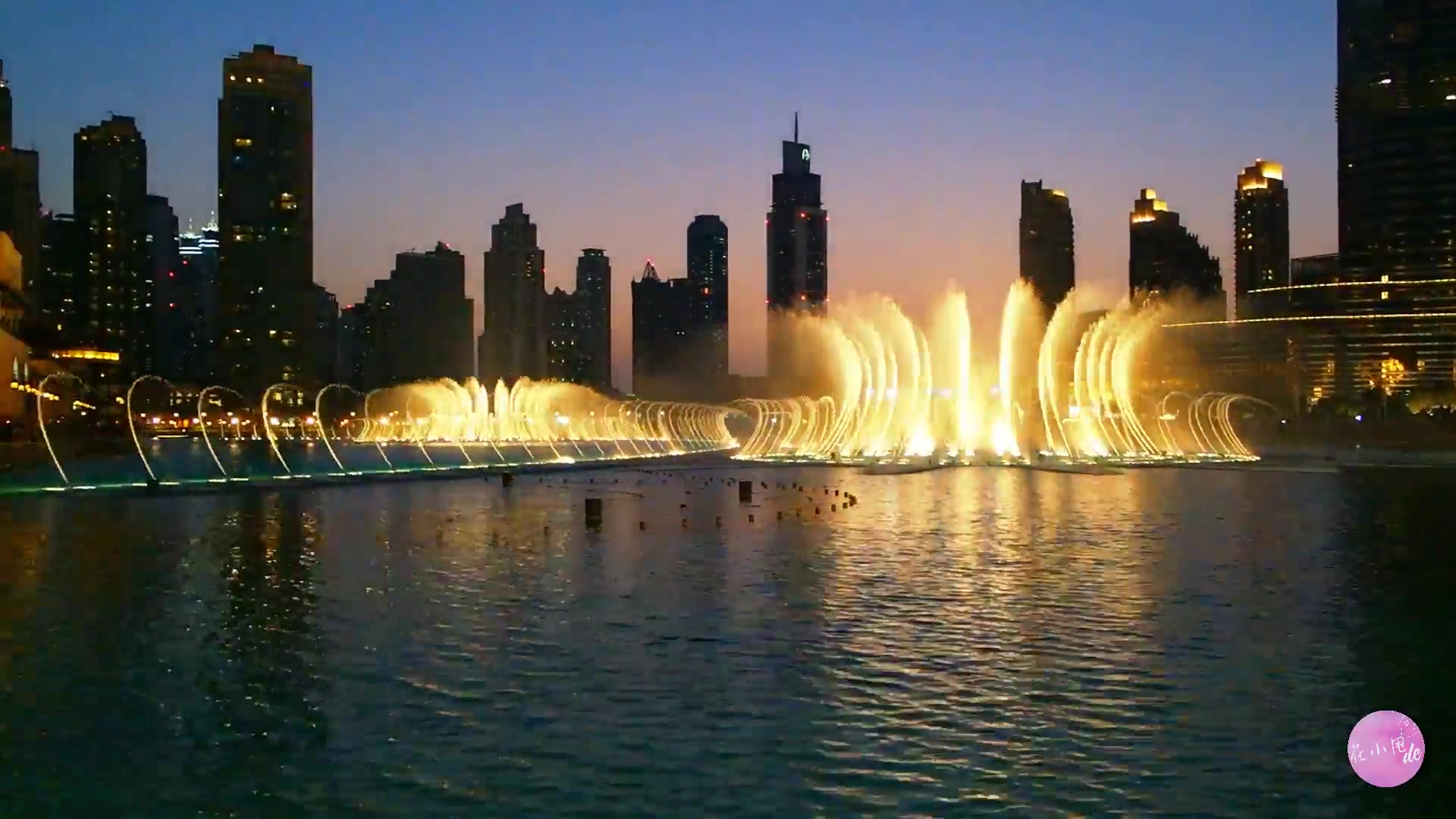 全球最大编舞系统规模的迪拜音乐喷泉慢歌一曲!