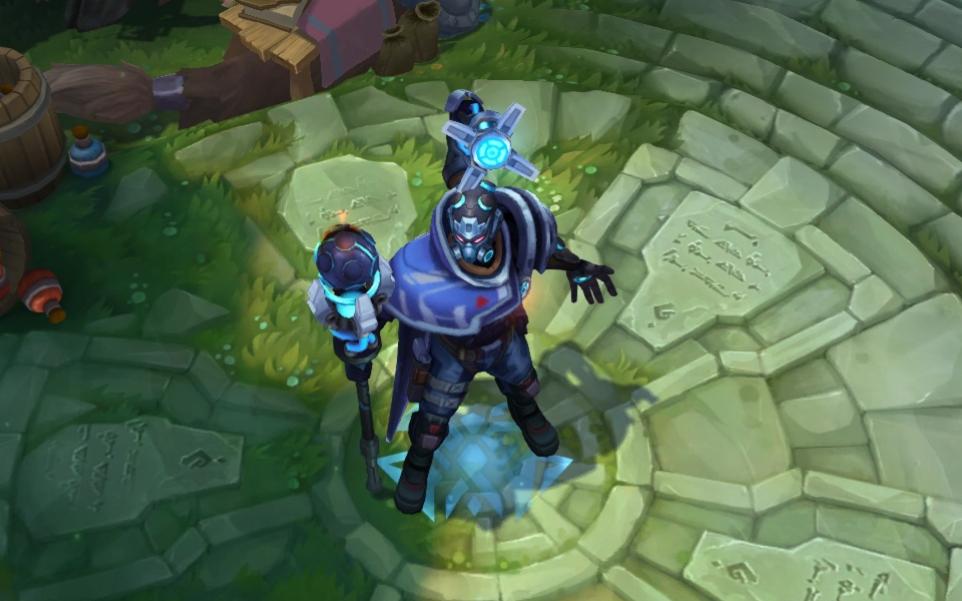 【lol】维克托灵能特工代号银翼炫彩皮肤演示