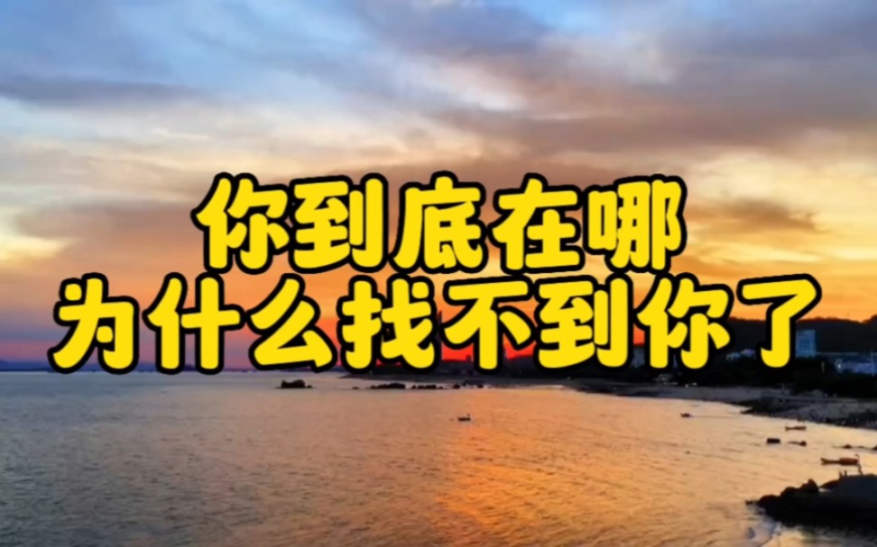 你到底在哪儿,为什么找不到你了?