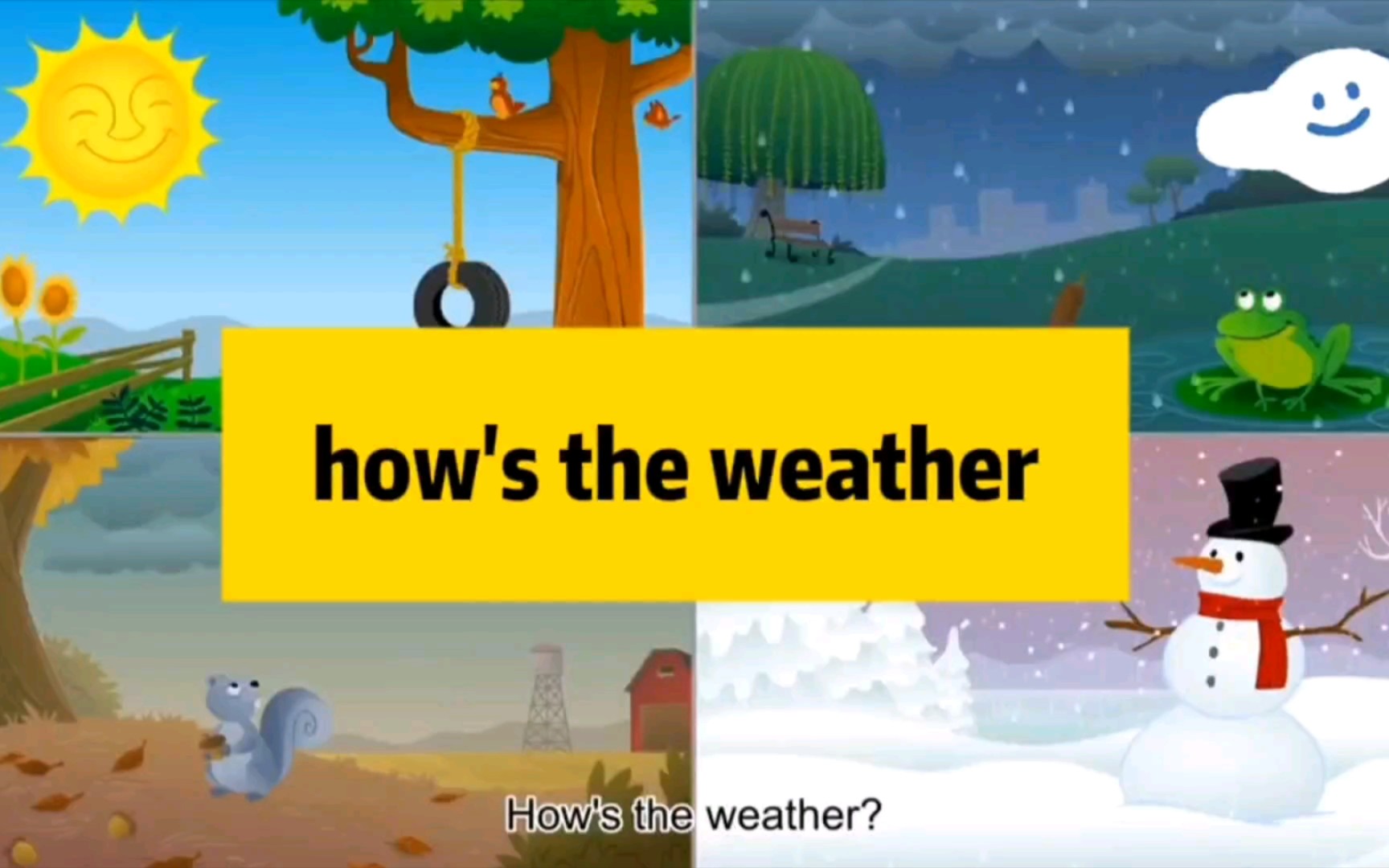 [图]【英文儿歌】how's the weather