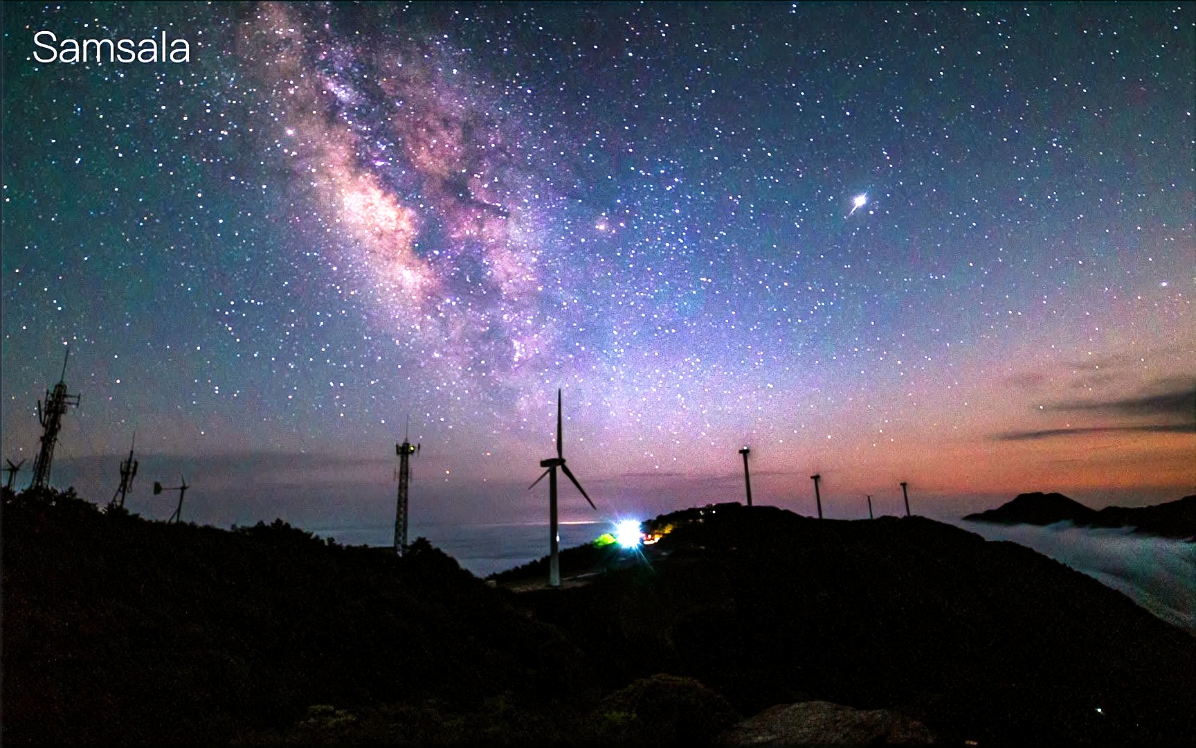 [图]【延时摄影】华中地区武汉周边城市观星空圣地银河咸宁九宫山延时摄影