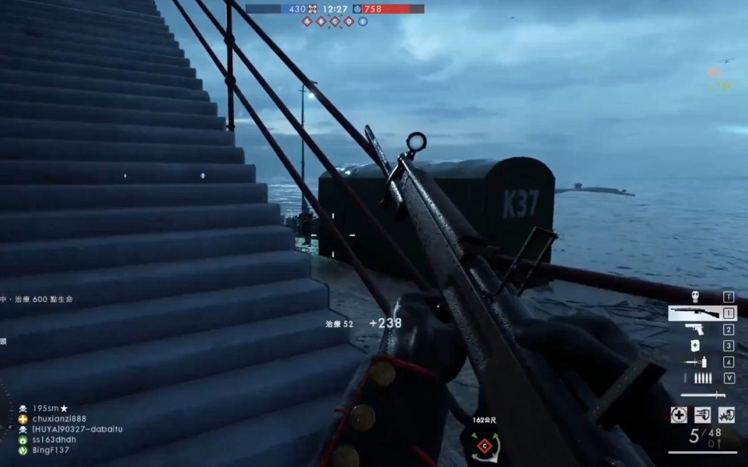 战地1:楚河扼守海港,被敌人海陆空三面包围