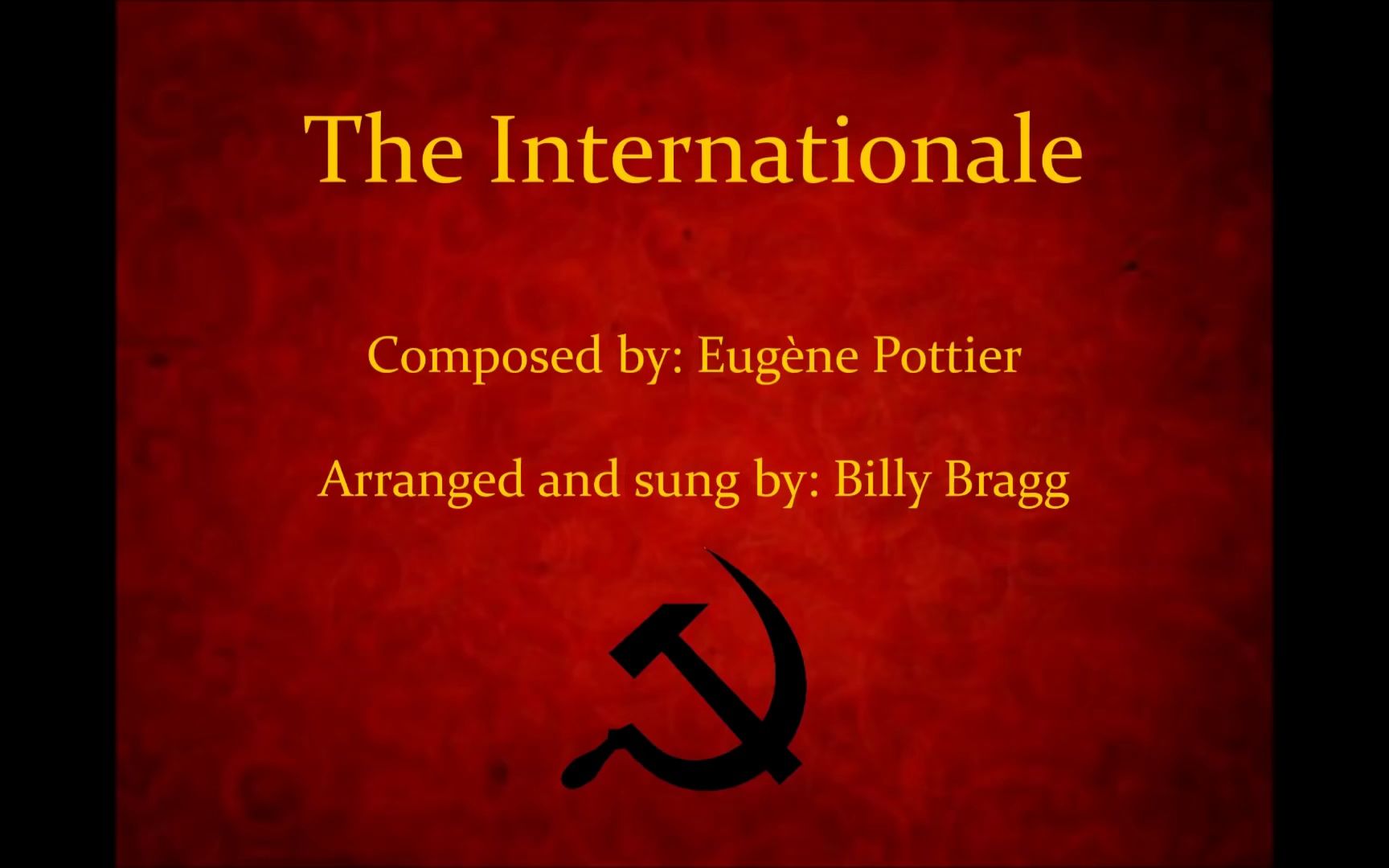 [图]英语版《国际歌》The Internationale