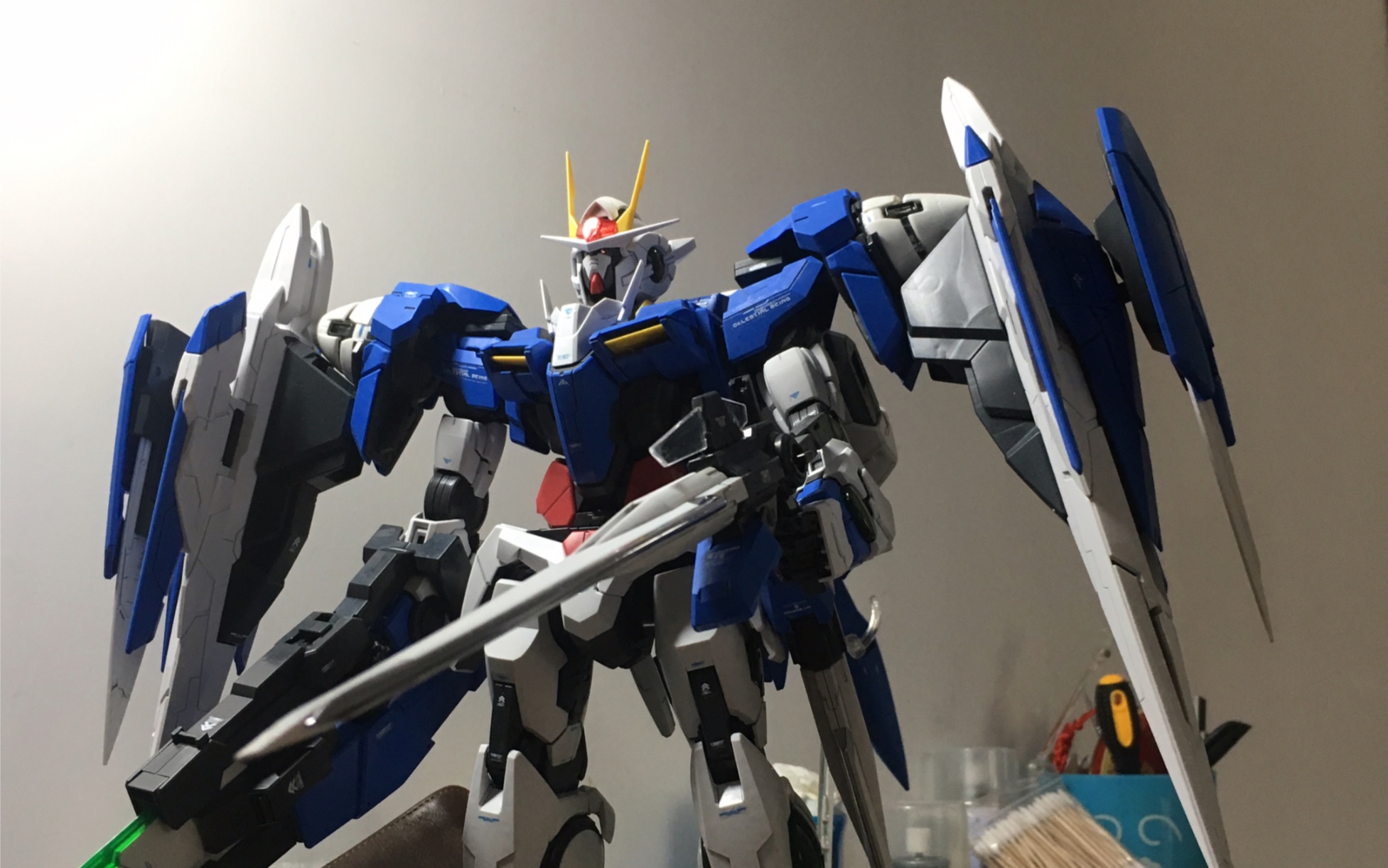 朴素的pg00r高达模型pg高达