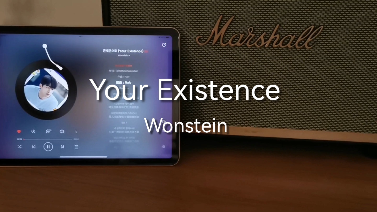 [图]Your Existence - Wonstein | 韩剧《二十五，二十一》OST | 马歇尔音响试听