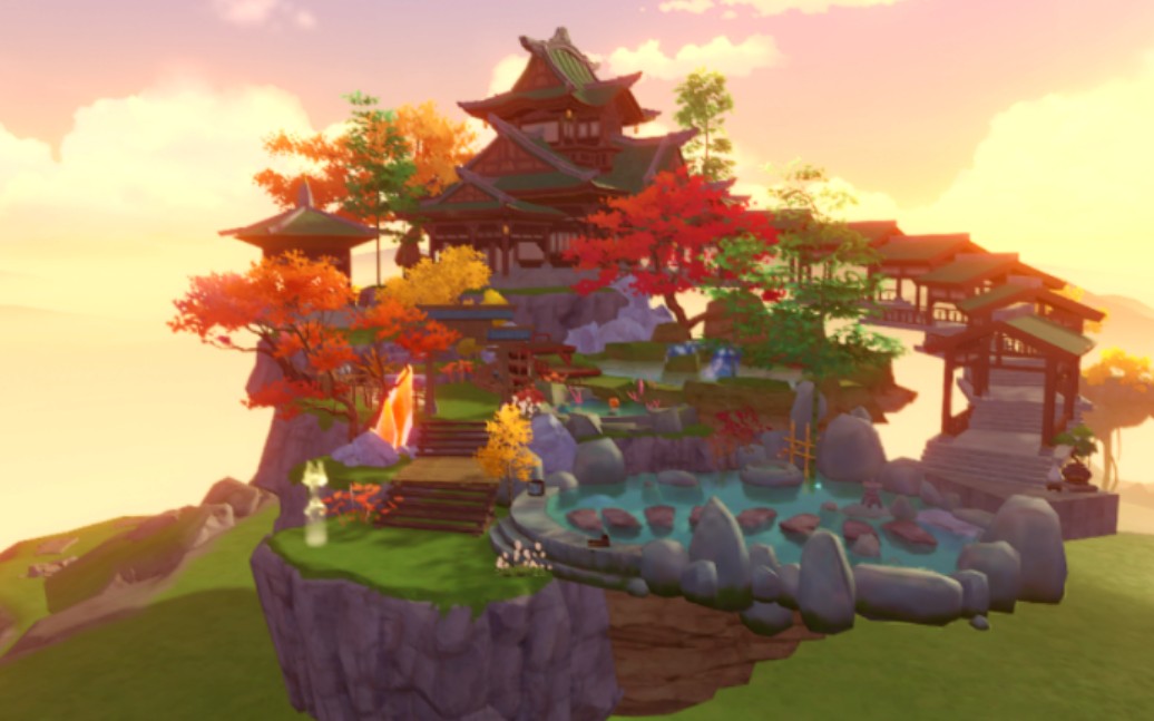 【原神尘歌壶】枫竹居—罗浮洞的浮空宅院