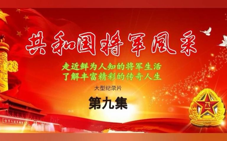 共和国将军风采第9集.志在海天——原海军航空兵副司令员刘文清哔哩哔哩bilibili