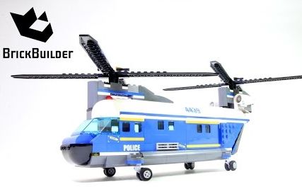 乐高城市系列4439重型直升机