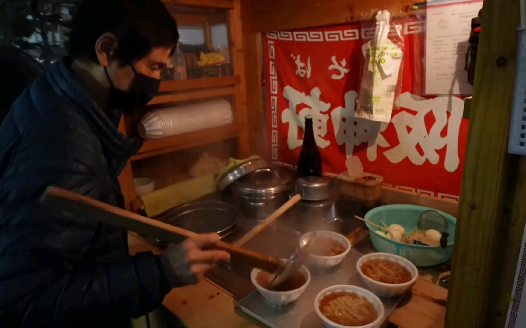 传统拉面车每日10公里行程——日本街头美食