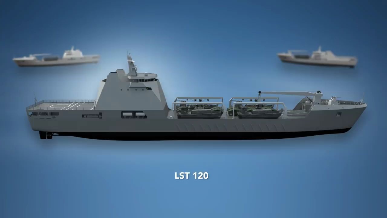 达门登陆舰lst120