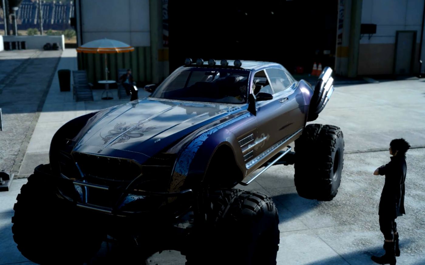 最终幻想15finalfantasyxv宿营越野型雷迦利亚前往卡埃姆海岬